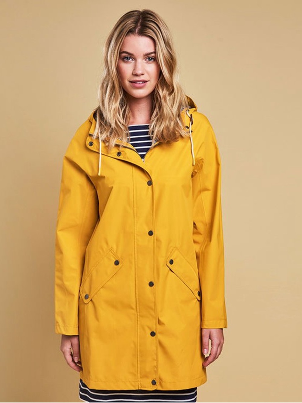 Barbour Pegmatite Yellow Rain Jacket